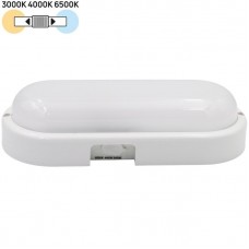 Φωτιστικό Επίτοιχο LED 20W 230V 2000lm CCT Polycarbonate Λευκό IP65 21-230200